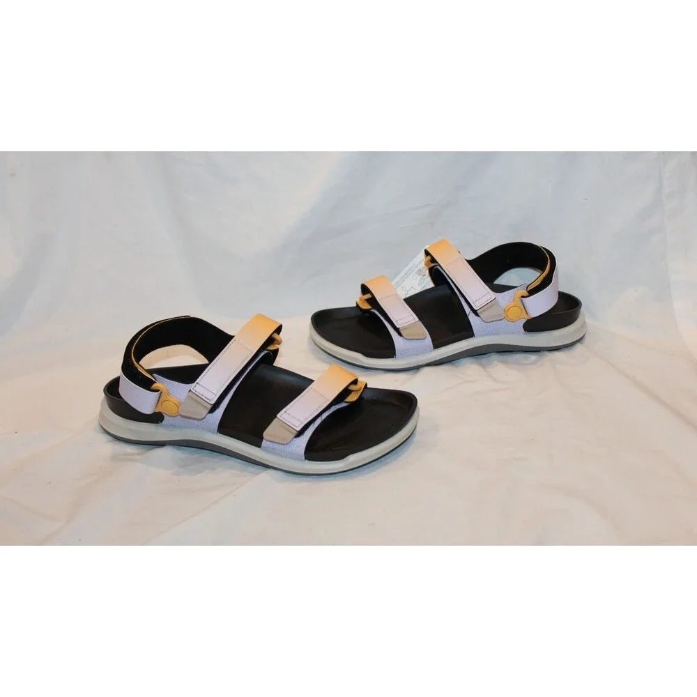 Birkenstock Women's Kalahari Birko-Flor Sandals Futura Purple/Apricot EU 38 REG